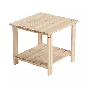 Best bed side table rustic pine