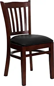 Best slat back dining chair with padded seat