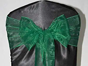 Best green organza chair covers