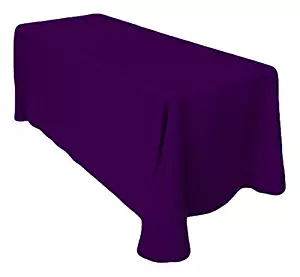 Best table cloth purple rectangular