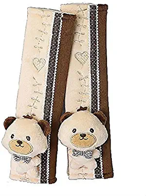 Best strap covers, bear, brown, infant car seat strap covers