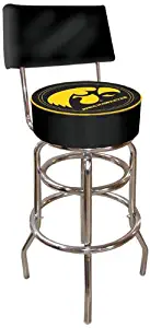Best ncaa logo padded bar stool