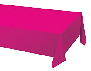 Best table cloth for party neon pink
