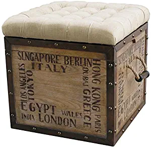 Best damask black leather bar stool