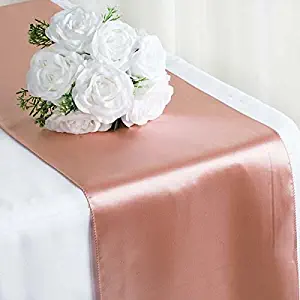Best chiffon table runner gold blush