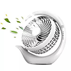 Best battery operated desk fan portable