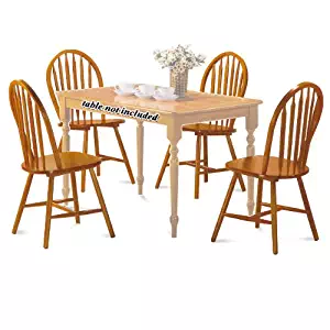 Best oak kitchen chairs set of 4 clearance