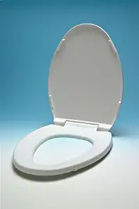 Best round toilet seat slow close light