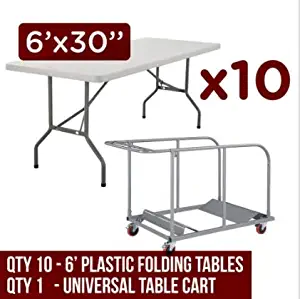 Best folding cart for folding table