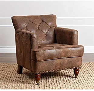 Best leather club chair with ottoman