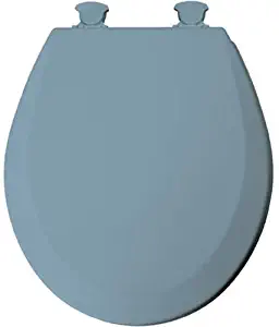 Best blue round plastic toilet seat