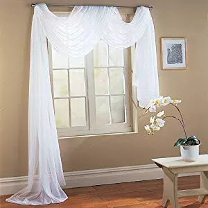 Best sheer curtains for living room with valance