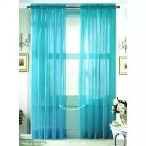 Best turquoise and coral living room curtains