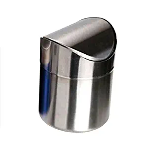 Best small table trash can