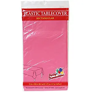 Best table cloth for party neon pink