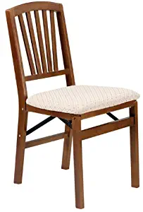 Best slat back dining chair with padded seat