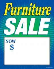 Best price tag for furniture