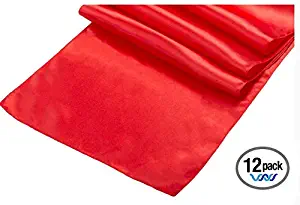Best banquet table runner red