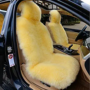 Best beige sheepskin front seat covers