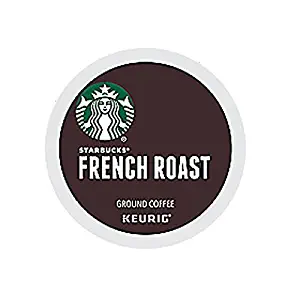 Starbucks French Roast Dark Coffee K-Cups 24-Count (Pack of 2)
