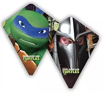 X-Kites FlipFlop Teenage Mutant Ninja Turtles Reversible 30 Inch Poly Diamond Kite