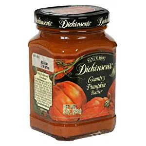 Dickinson's Fruit Butters, Country Pumpkin, 9-Ounce Jars (Pack of 6)