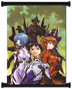 Evangelion Anime Fabric Wall Scroll Poster (32" x 42") Inches. [WP]- Evangelion- 10 (L)