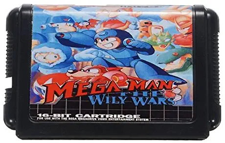 Saver Mega Man The Wily Wars MD Game Card Cartridge for 16 Bit Sega Megadrive Genesis System PAL and NTSC