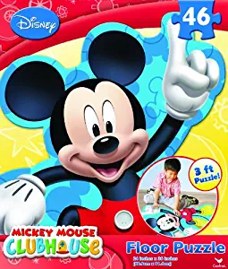 Mickey Club House Floor Puzzle, 46-Piece