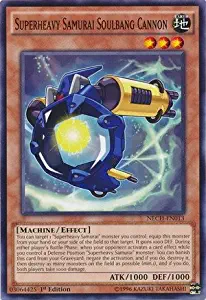 YU-GI-OH! - Superheavy Samurai Soulbang Cannon (NECH-EN013) - The New Challengers - 1st Edition - Common