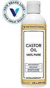 100 Pure Castor Oil Topical Massage Oil for Soft Skin (8 Fluid Ounces)