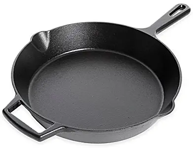 Artisanal Kitchen Supply 12-Inch Pre-Seasoned Cast Iron Skillet by Artisanal Kitchen Supply