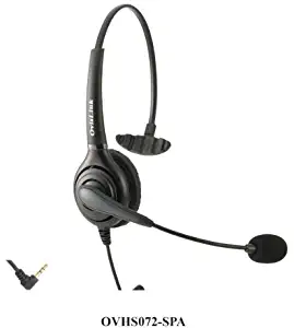 Cisco SPA Phone Headset | Call Center Headset with Noise Canceling Microphone | HD Voice Quality | Rotatable Microphone | Compatible with Cisco SPA501G, 502G, 504G, SPA508G, SPA509G
