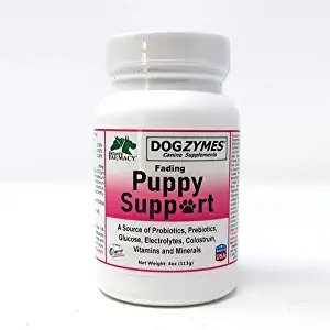 Dogzymes Fading Puppy Support Probiotics Prebiotics Enzymes Glucose Electrolytes Vitamins Minerals Mix 1 to 16 with Water