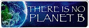 There is No Planet B - Climate Change Magnetic Bumper Sticker/Decal Magnet (9" X 2.5")