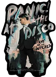 C&D Visionary Panic at The Disco City Diecut Sticker, Multi Color