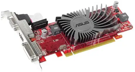 Asus ATI Radeon HD6450 Silence 1 GB DDR3 VGA/DVI/HDMI Low Profile PCI-Express Video Card (EAH6450 SILENT/DI/1GD3(LP))