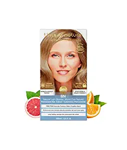 Tints of Nature 8N Natural Light Blonde Permanent Hair Dye, Single