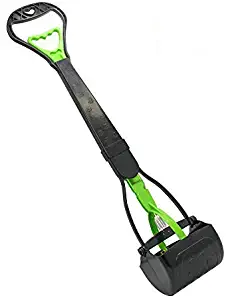 Living Express 28" Large Pooper Scooper for Dog-Long Handle Dog Poop Scooper-Pet Waste Pick Up Jaw Scooper Without Smelling,Durable Spring Easy to Use,Perfect for Grass,Dirt,Gravel