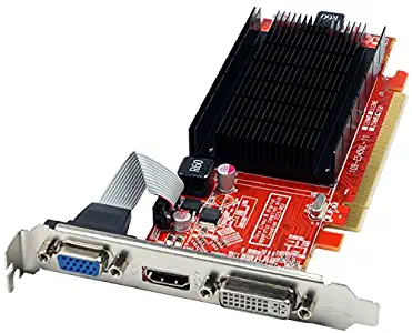 VisionTek Radeon 5450 1GB DDR3 (DVI-I, HDMI, VGA) Graphics Card - 900358