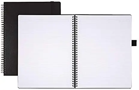 Office Depot Brand Hard Cover Premium Business Notebook, 8 1/2