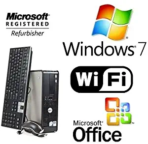 Fast Dell Optiplex 780 Desktop Computer, Intel Core 2 Duo 3.0 Ghz, 1TB Hard Drive, 8GB RAM, DVD, Windows 7, WiFi