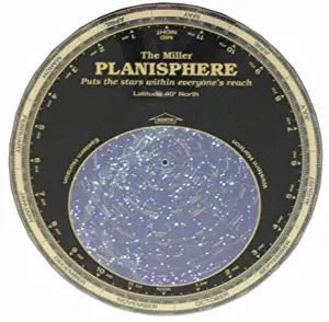 Miller The Planisphere 30 Degree North, Enlarged