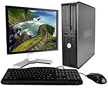 Dell Desktop Complete Computer Package with Windows 10 Home C2D 2.2G, 4G, 160G, DVD,W10H64,WIFI, 22 LCD (Brand May Vary) (Renewed) (4G/160G+22inLCD)