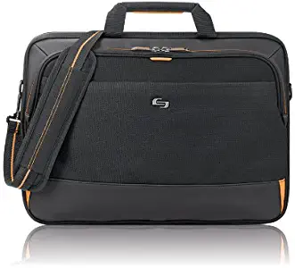 Solo Focus 17.3 Inch Laptop Briefcase, Black
