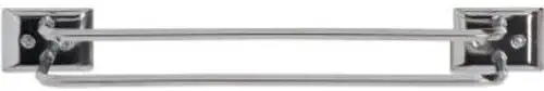 Decko Bath Products 38220 12-Inch Towel Bar, Twin