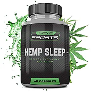 Hemp Natural Sleep Aid - Natural Sleeping Pills - Sleep Aids for Adults - Tranquil Sleep - Time Release Melatonin - Lemon Balm - L Theanine - Sleep Aids for Adults Extra Strength - HEMPSLEEP