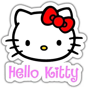 Hello Kitty Vynil Car Sticker Decal - Select Size