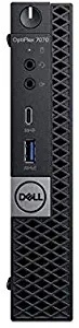 Dell Optiplex 7070 Micro Factor Desktop Computer Intel Core i5-8600T up to 3.70 GHz, 16GB DDR4, M.2 256GB PCIe NVMe, Dual-b and 2x2 802.11ac WiFi with MU -MIMO + Bluetooth 5, Windows 10 Professional 