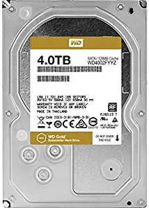 WD Gold 4TB Enterprise Class Hard Disk Drive - 7200 RPM Class SATA 6 Gb/s 128MB Cache 3.5 Inch - WD4002FYYZ